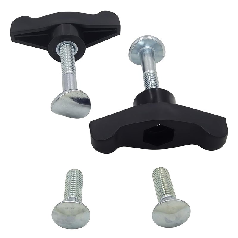 SEMIMO Lawn Mower Handle Knob Bolt Kit – Universal T-Handle Bolts & Wing Knobs for Snow Blower and Outdoor Equipment - Image 4